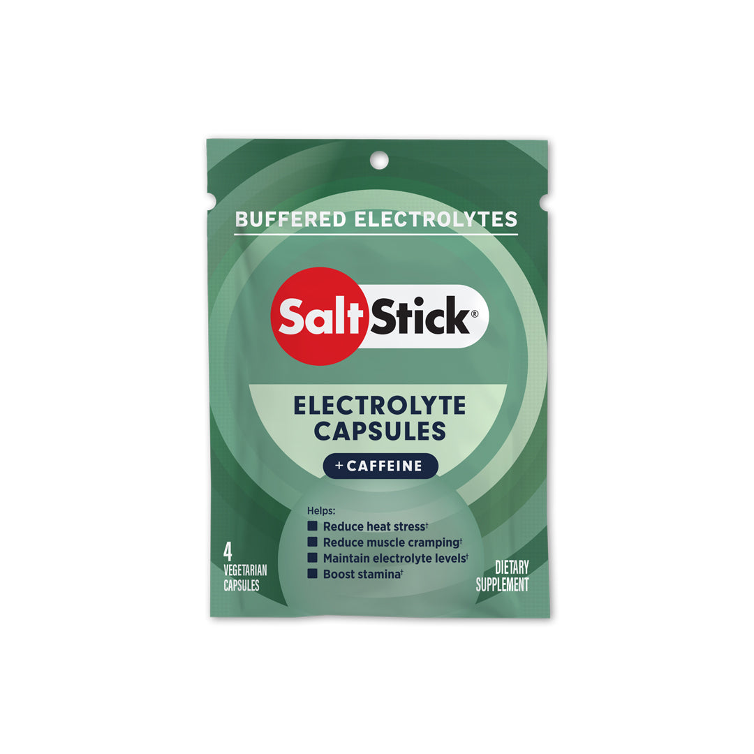 SaltStick - Electrolyte Caps Plus (Caffeinated) - 4 Capsule Packet