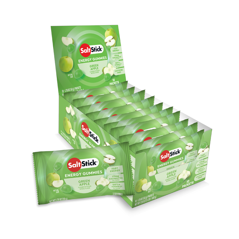 Saltstick - Energy Gummies - Green Apple