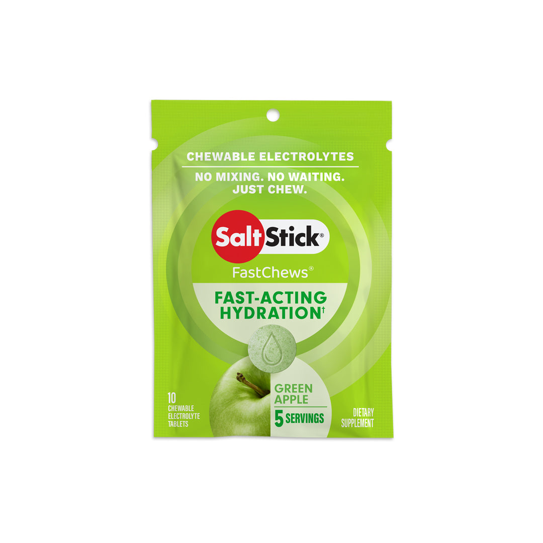 SaltStick - FastChews - Green Apple - 10 Tablets Packet