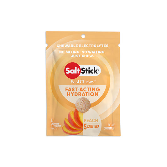 SaltStick - FastChews - Peach - 10 Tablets Packet