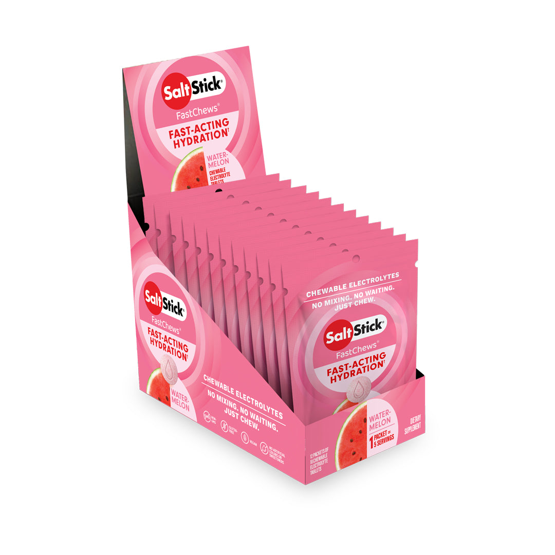 SaltStick - FastChews - Watermelon - 10 Tablets Packet