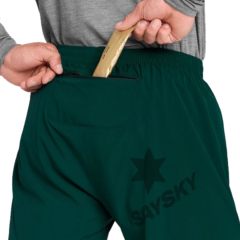 Saysky - Pace Shorts 5'' - Dark Green - Men's