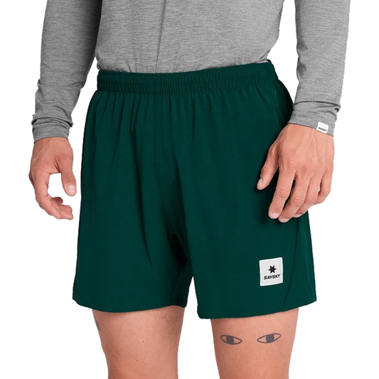 Saysky - Pace Shorts 5'' - Dark Green - Men's