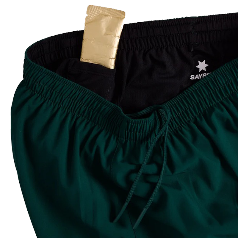 Saysky - Pace Shorts 5'' - Dark Green - Men's