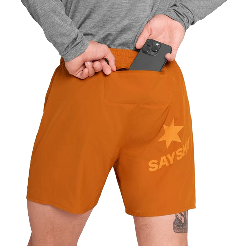 Saysky - Pace Shorts 5'' - Orange - Men's