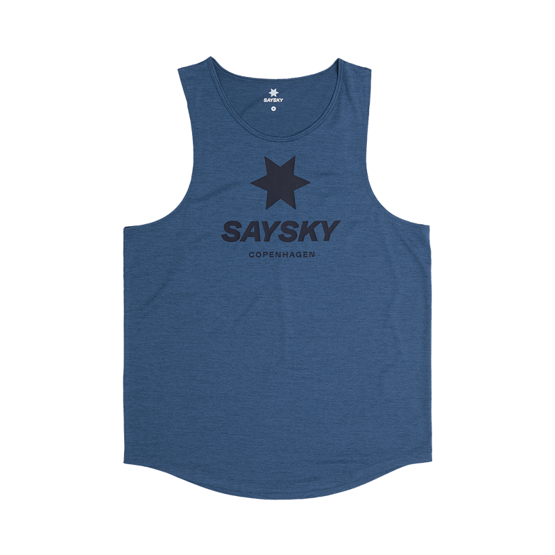 Saysky - Logo Combat Pro Singlet - Blue - Men's -2025