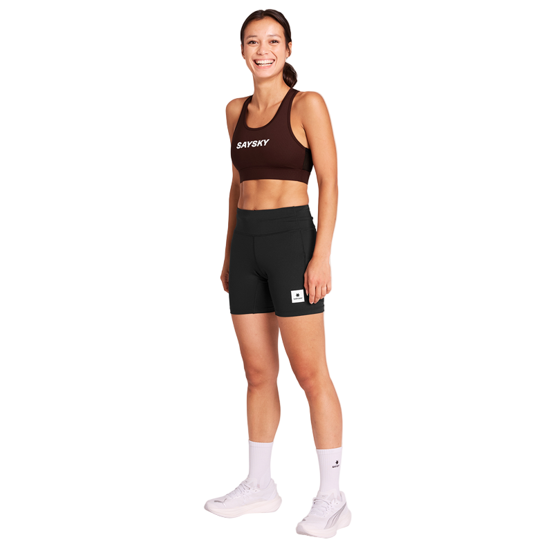Saysky - Logo Combat Sports Bra - Red - Women's