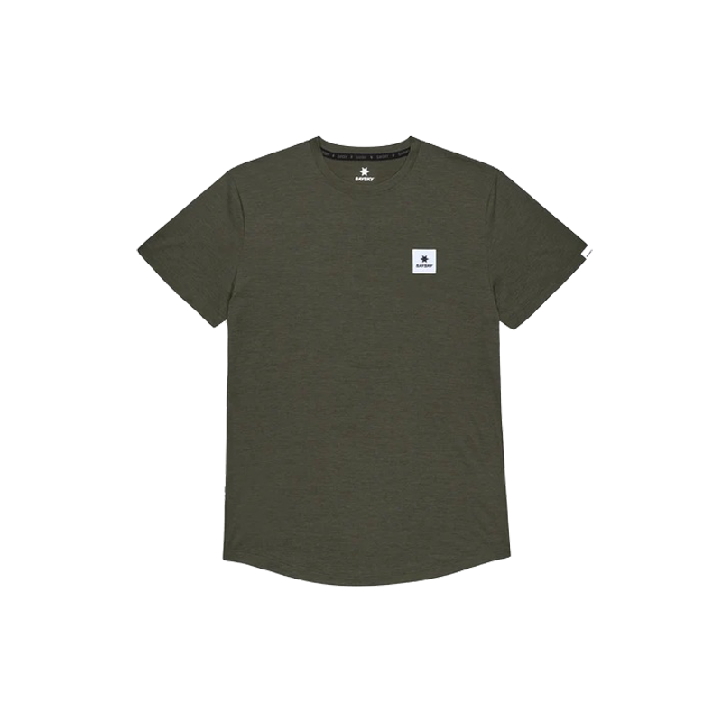 Saysky - Statement Combat Pro T-Shirt - No Miracles -Green - Men's