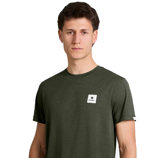 Saysky - Statement Combat Pro T-Shirt - No Miracles -Green - Men's