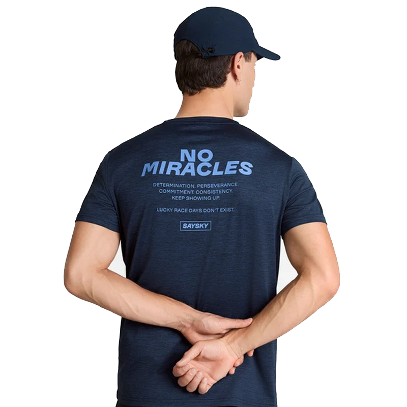 Saysky - Statement Pace T-Shirt - Blue - Men's