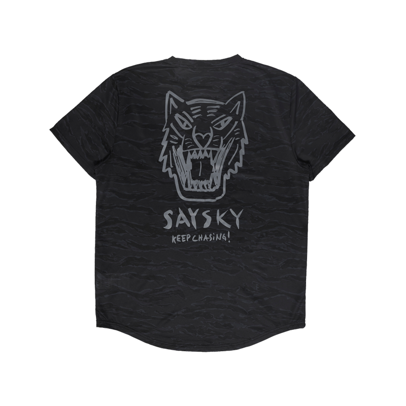Saysky - Tiger Combat Pro T-Shirt - Black Camo - Men's