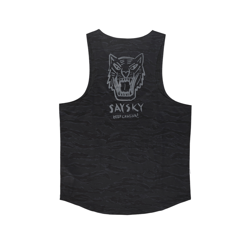 Saysky - Tiger Combat Singlet - Black Camo - Men's