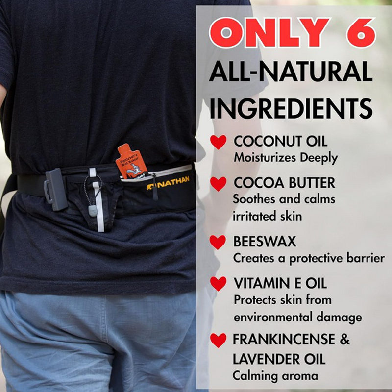 Squirrel's Nut Butter - Anti-Chafe & Skin Repair Frankincense & Lavender - Adventure Pack 9ml