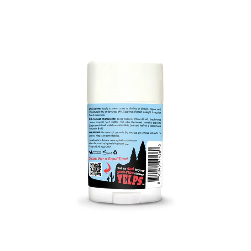 Squirrel's Nut Butter - Anti-Chafe & Skin Repair Stick w/ Peppermint & Tea Tree  - 1.7oz Stick