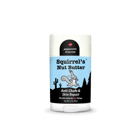 Squirrel's Nut Butter - Anti-Chafe & Skin Repair Stick w/ Peppermint & Tea Tree  - 1.7oz Stick