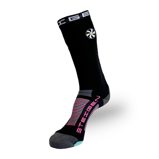 Steigen - 3/4 Length Running Socks - Night Vision