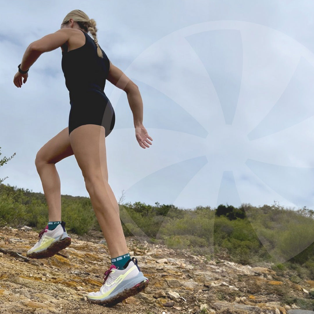 Steigen - 1/2 Length Running Socks - Pigeon