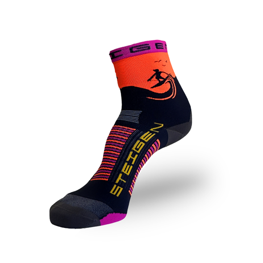 Steigen - 1/2 Length Running Socks - Surfs Up