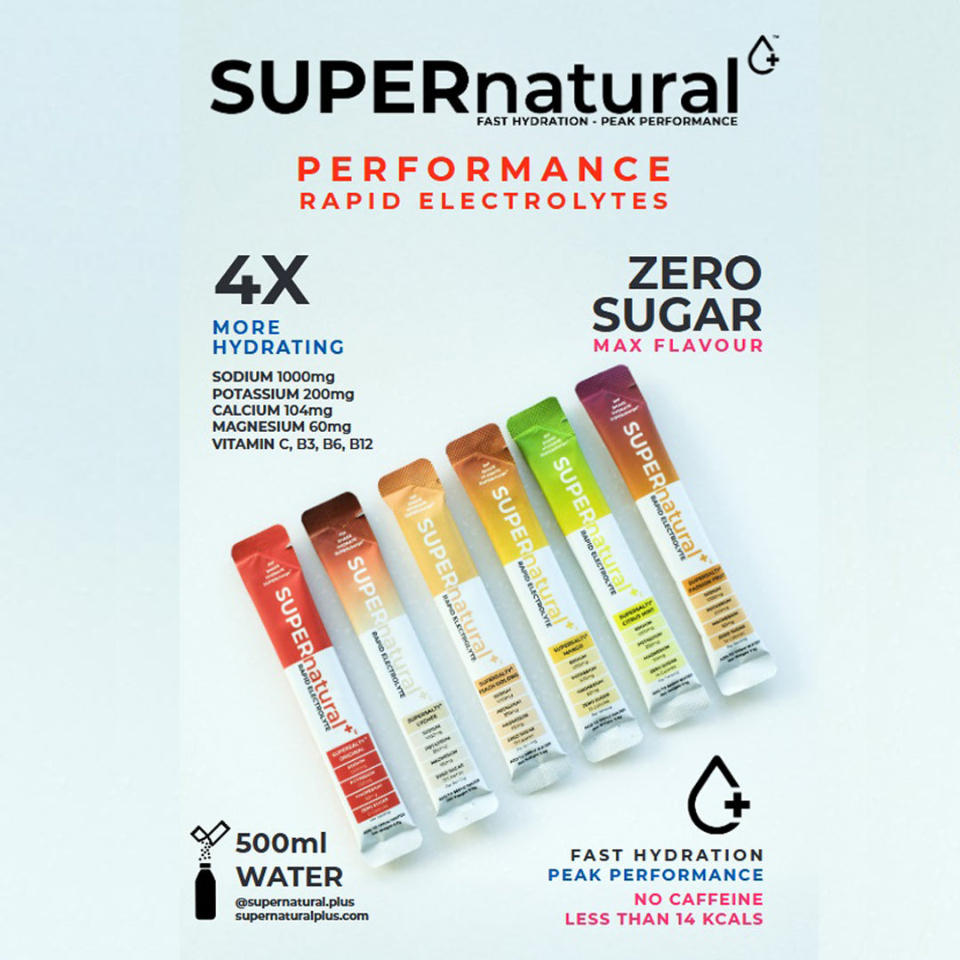 SUPERnatural+ Rapid Electrolytes - Lychee - Single Sachet