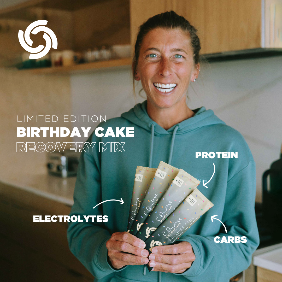 Tailwind Nutrition - Recovery Mix - Single-Serving Stick Pack - Birthday Cake - Limited Edition
