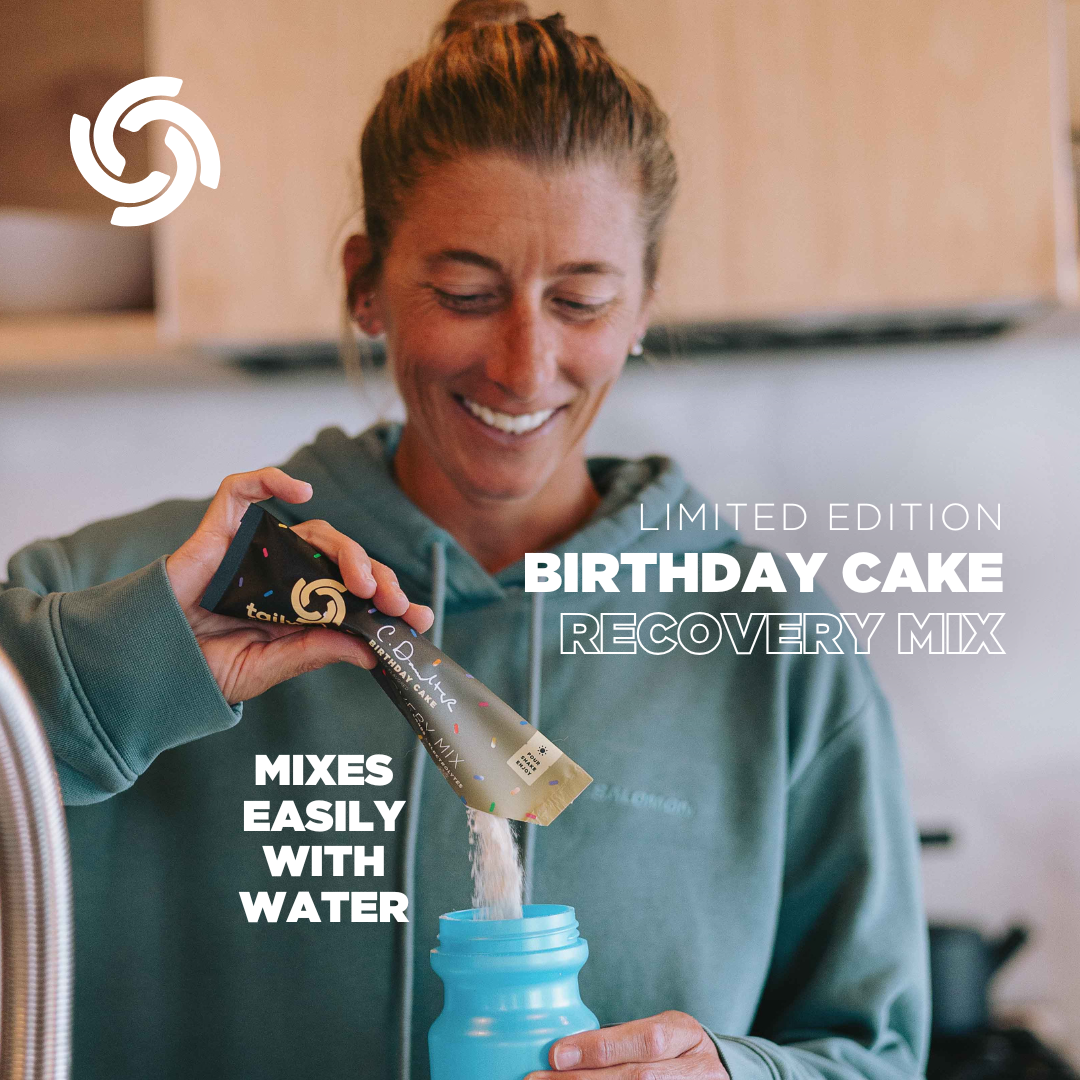Tailwind Nutrition - Recovery Mix - Single-Serving Stick Pack - Birthday Cake - Limited Edition