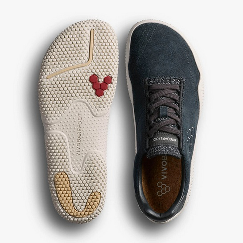 Vivobarefoot - Motus Studio Sneaker Leather - Obsidian/White - Women's
