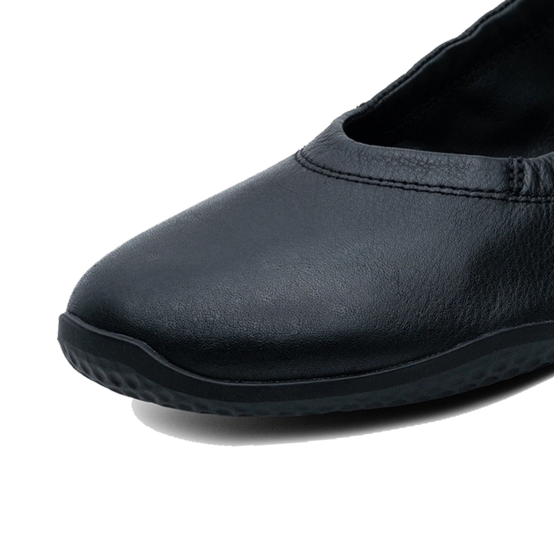 Vivobarefoot - Asana Yin Ballerina Leather - Obsidian - Women's