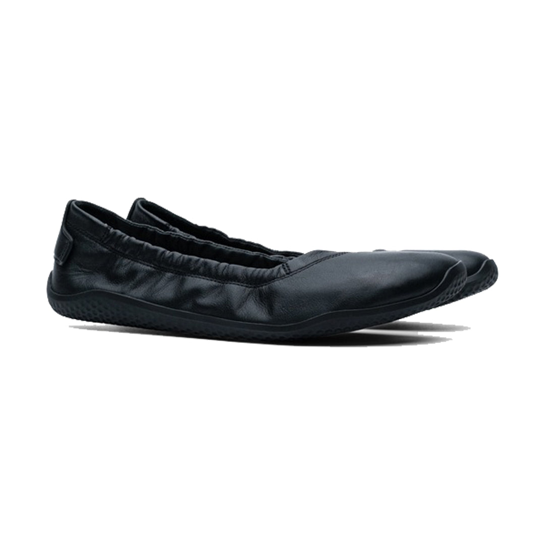 Vivobarefoot - Asana Yin Ballerina Leather - Obsidian - Women's