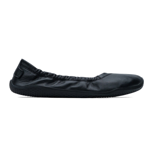 Vivobarefoot - Asana Yin Ballerina Leather - Obsidian - Women's
