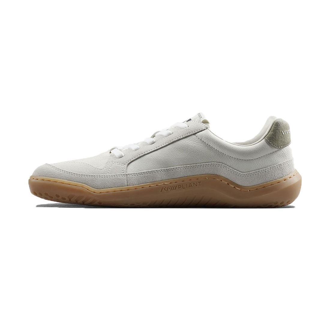 Vivobarefoot - Gobi II Sneaker Premium Leather - Limestone/Dusty Green - Women's