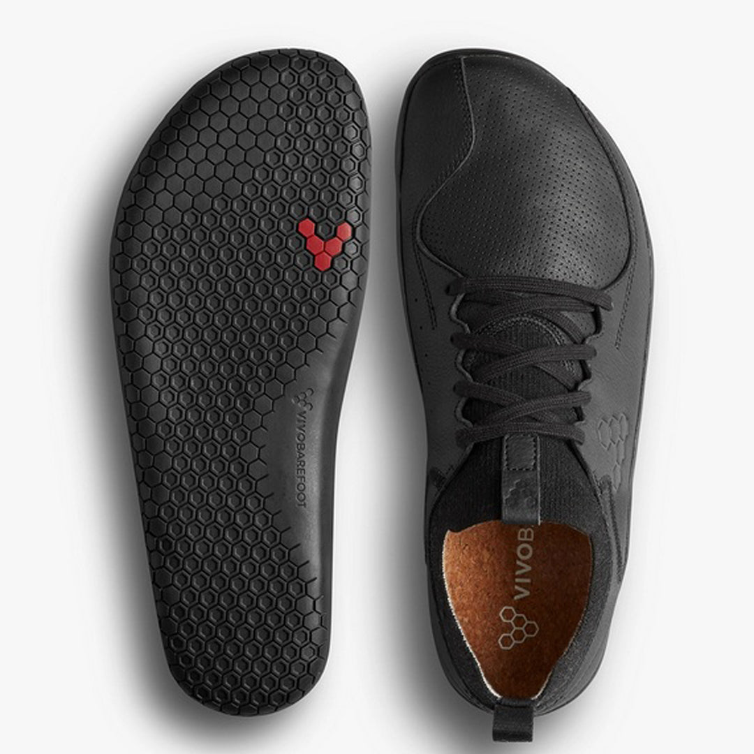 Vivobarefoot - Primus Asana Leather - Obsidian - Men's