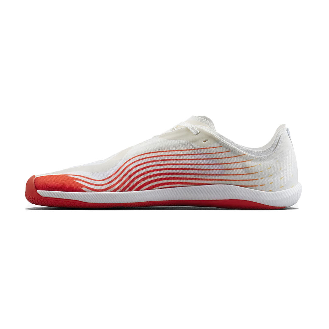 Vivobarefoot - Primus Flow - Bright White/ Neon Orange - Men's