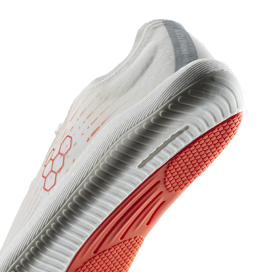 Vivobarefoot - Primus Flow - Bright White/ Neon Orange - Men's