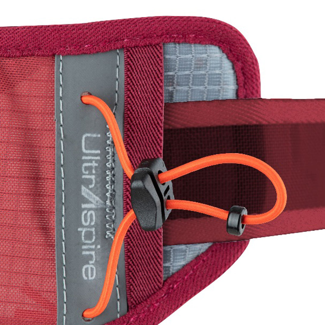 UltrAspire - Plexus Low-Profile Waist Pack - Burgundy/Cherry Tomato - 4L