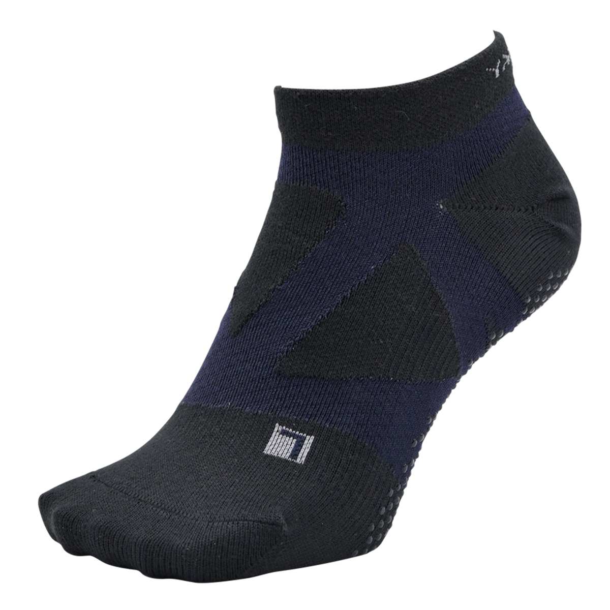 YAMAtune - Spider-Arch Compression - Short Socks - Non-Slip Dots - Black/Dark Navy