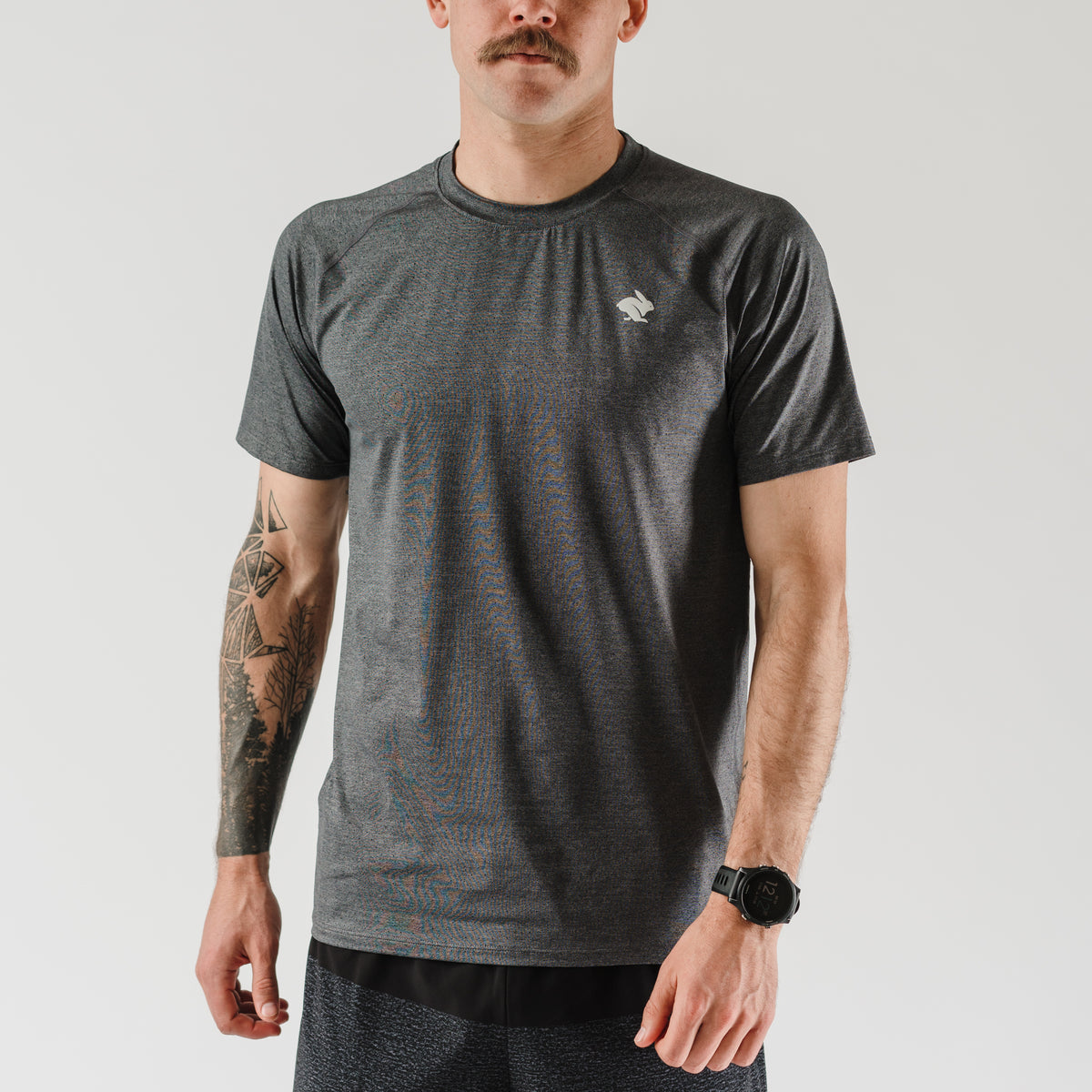 rabbit - ICE Perf Tee SS - Charcoal - Men's