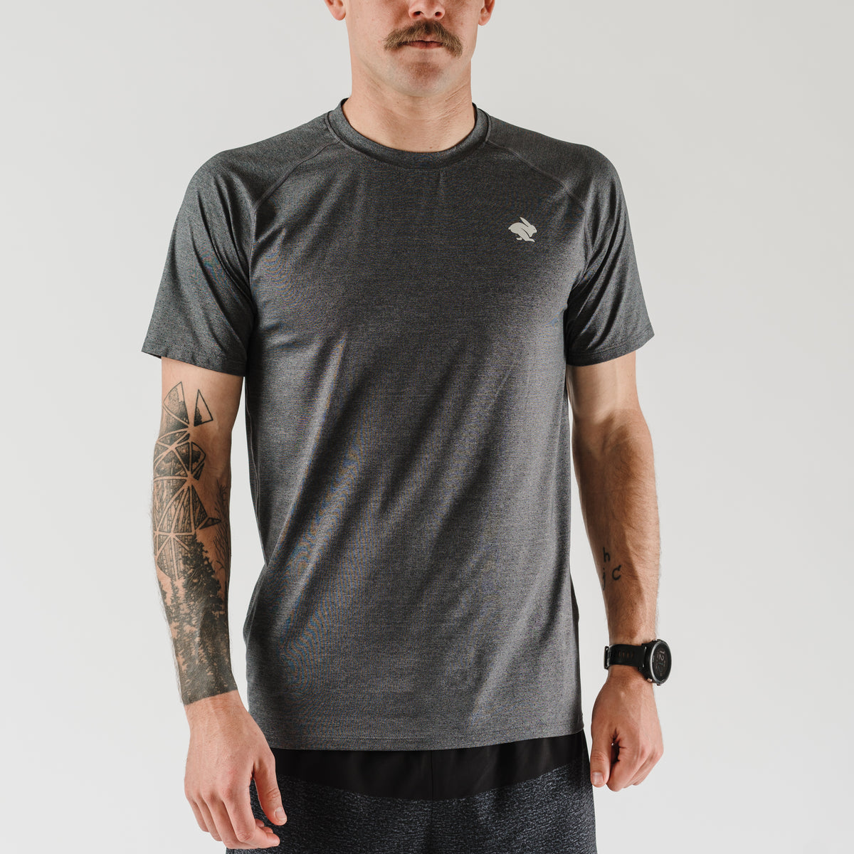 rabbit - ICE Perf Tee SS - Charcoal - Men's